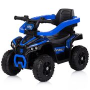 Masinuta de impins Chipolino ATV cu maner blue HUBROCATVH02504BL