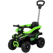 Masinuta de impins Chipolino ATV cu maner green HUBROCATVH02503GR