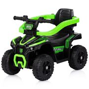 Masinuta de impins Chipolino ATV cu maner green HUBROCATVH02503GR