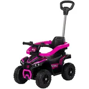 Masinuta de impins Chipolino ATV cu maner pink HUBROCATVH02505PI