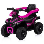 Masinuta de impins Chipolino ATV cu maner pink HUBROCATVH02505PI