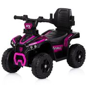 Masinuta de impins Chipolino ATV cu maner pink HUBROCATVH02505PI