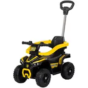 Masinuta de impins Chipolino ATV cu maner yellow HUBROCATVH02502YE