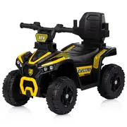 Masinuta de impins Chipolino ATV cu maner yellow HUBROCATVH02502YE
