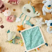 Paturica moale de atasament pentru bebe ocean, de la 0 luni - okeml97361