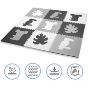 Puzzle Senzorial Kidwell Senso Tropical   Covoras Moale Din Spuma Eva Pentru Dezvoltarea Copilului Pjbpupisen01a1