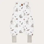 Sac De Dormit Cu Picioare, Bumbac 1 Tog, Space Teddy White, S, 1-3 Ani Pjb14937
