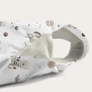 Sac De Dormit Cu Picioare, Bumbac 1 Tog, Space Teddy White, Xs, 6-12 Luni Pjb14937_1