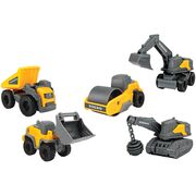 Set Dickie Toys Volvo Micro Workers 9 cm cu 5 vehicule HUBS203722008