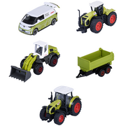 Set Majorette Claas Farm cu 5 vehicule HUBS8503105002