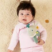 Set cadou bebe - zornaitoare si paturica moale de atasament ocean, de la 0 luni - okeml97360