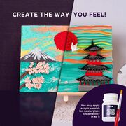 Set pictura 3D cu argila usoara, 30*40cm - Japan KRTOK10042