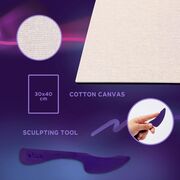 Set pictura 3D cu argila usoara, 30*40cm - London City KRTOK10041