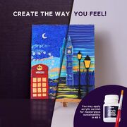Set pictura 3D cu argila usoara, 30*40cm - London City KRTOK10041