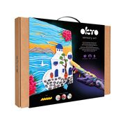 Set pictura 3D cu argila usoara, 30*40cm - Santorini KRTOK10044