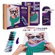 Set pictura si modelare 3D cu argila usoara, 30*40 cm - Fashion Corgi KRTOK30011