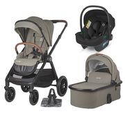Sistem modular 3in1 coccolle aspen sand beige + scoica auto isize coccolle knox black smb324062344325080360