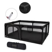 Tarc De Joaca Kidwell Fanko Negru 120a 180 Cm   Siguranta, Libertate Si Design Modern Pentru Copilul Tau Pjbkomofan03a2