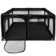 Tarc De Joaca Kidwell Fanko Negru 130x130 Cm   Spatiu Sigur, Modern Si Confortabil Pentru Copilul Tau Pjbkomofan03a4