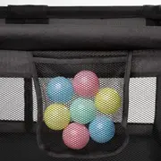 Tarc De Joaca Kidwell Fanko Negru 180a 200 Cm   Spatiu Extra-generos Si Sigur Pentru Copilul Tau Pjbkomofan03a3