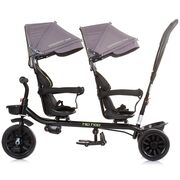 Tricicleta gemeni Chipolino Hip Hop graphite HUBTRKHH0232GT