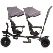 Tricicleta gemeni Chipolino Hip Hop graphite HUBTRKHH0232GT