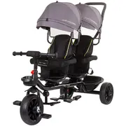 Tricicleta gemeni Chipolino Hip Hop graphite HUBTRKHH0232GT