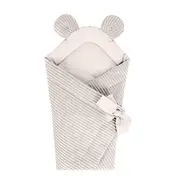 Baby Swaddle For Sleeping And Wrapping Pentru Nou-nascuti Meowbaby   Aesthetic Ecru ,   Confort Si Siguranta Din Primele Clipe Pjbmar86ie