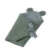 Baby Swaddle For Sleeping And Wrapping Pentru Nou-nascuti Meowbaby   Aesthetic Olive Green ,   Confort Si Siguranta Din Primele Clipe Pjbmar33