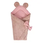 Baby Swaddle For Sleeping And Wrapping Pentru Nou-nascuti Meowbaby   Aesthetic Powder Pink ,   Confort Si Siguranta Din Primele Clipe Pjbmar32