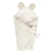 Baby Swaddle For Sleeping And Wrapping Pentru Nou-nascuti Meowbaby   Aesthetic Vanilla ,   Confort Si Siguranta Din Primele Clipe Pjbmar094