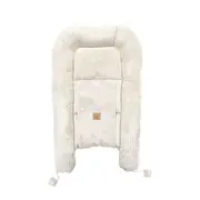Babynest Pentru Bebelusi Meowbaby   Aesthetic Color Ecru ,   Spatiu Sigur Pentru Somn Si Joaca Pjbkokabh01