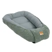 Babynest Pentru Bebelusi Meowbaby   Aesthetic Color Olive Green ,   Spatiu Sigur Pentru Somn Si Joaca Pjbkokaog01