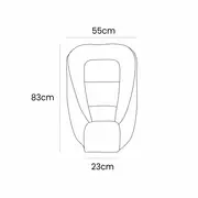 Babynest Pentru Bebelusi Meowbaby   Bearly Cream ,   Spatiu Sigur Pentru Somn Si Joaca Pjbmbek091i