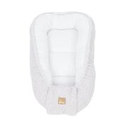 Babynest Pentru Bebelusi Meowbaby   Bearly Off White ,   Spatiu Sigur Pentru Somn Si Joaca - Copie Pjbmbek07