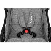 Carucior sport, Lionelo, Julie One, De la nastere, Greutate redusa, Cu accesorii, Cadru din aluminiu, 0-22 kg, Pliere compacta pentru avion, Conform cu standardele europene de securitate EN1888-1 si EN1888-2, Gri BYNLO-JULIE_ONE_STONE_GREY