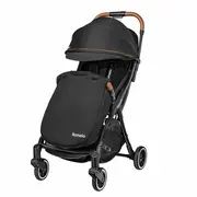 Carucior sport, Lionelo, Julie One, De la nastere, Greutate redusa, Cu accesorii, Cadru din aluminiu, 0-22 kg, Pliere compacta pentru avion, Conform cu standardele europene de securitate EN1888-1 si EN1888-2, Negru BYNLO-JULIE_ONE_BLACK