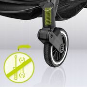 Carucior sport, Lionelo, Julie One, De la nastere, Greutate redusa, Cu accesorii, Cadru din aluminiu, 0-22 kg, Pliere compacta pentru avion, Conform cu standardele europene de securitate EN1888-1 si EN1888-2, Negru BYNLO-JULIE_ONE_BLACK