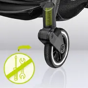 Carucior sport, Lionelo, Julie One, De la nastere, Greutate redusa, Cu accesorii, Cadru din aluminiu, 0-22 kg, Pliere compacta pentru avion, Conform cu standardele europene de securitate EN1888-1 si EN1888-2, Negru BYNLO-JULIE_ONE_BLACK