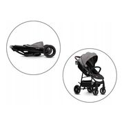 Carucior sport, Lionelo, Zoey, De la nastere, Cu accesorii, Cadru din aluminiu, 0- 15 kg, Conform cu standardul european de securitate EN1888-1, Gri BYNLO-ZOEY_GREY_STONE