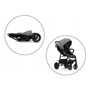 Carucior sport, Lionelo, Zoey, De la nastere, Cu accesorii, Cadru din aluminiu, 0- 15 kg, Conform cu standardul european de securitate EN1888-1, Gri BYNLO-ZOEY_GREY_STONE