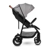 Carucior sport, Lionelo, Zoey, De la nastere, Cu accesorii, Cadru din aluminiu, 0- 15 kg, Conform cu standardul european de securitate EN1888-1, Gri BYNLO-ZOEY_GREY_STONE