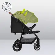 Carucior sport, Lionelo, Zoey, De la nastere, Cu accesorii, Cadru din aluminiu, 0- 15 kg, Conform cu standardul european de securitate EN1888-1, Gri BYNLO-ZOEY_GREY_STONE