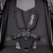 Carucior sport, Lionelo, Zoey, De la nastere, Cu accesorii, Cadru din aluminiu, 0- 15 kg, Conform cu standardul european de securitate EN1888-1, Gri BYNLO-ZOEY_GREY_STONE