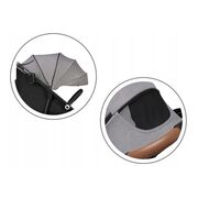 Carucior sport, Lionelo, Zoey, De la nastere, Cu accesorii, Cadru din aluminiu, 0- 15 kg, Conform cu standardul european de securitate EN1888-1, Gri BYNLO-ZOEY_GREY_STONE