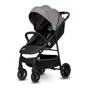 Carucior sport, Lionelo, Zoey, De la nastere, Cu accesorii, Cadru din aluminiu, 0- 15 kg, Conform cu standardul european de securitate EN1888-1, Gri BYNLO-ZOEY_GREY_STONE