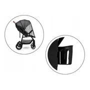 Carucior sport, Lionelo, Zoey, De la nastere, Cu accesorii, Cadru din aluminiu, 0- 15 kg, Conform cu standardul european de securitate EN1888-1, Gri BYNLO-ZOEY_GREY_STONE