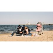 Carucior sport compact, Lionelo, Irma, Spatar reglabil in 4 pozitii, Suport picioare reglabil, Manere rotative, Pliere tip umbrela, 6- 36 luni, Pana la 15 kg, Conform cu EN1888-1:2018, Gri BYNLO-IRMA_GREY/DARKGREY