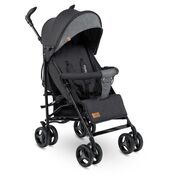 Carucior sport compact, Lionelo, Irma, Spatar reglabil in 4 pozitii, Suport picioare reglabil, Manere rotative, Pliere tip umbrela, 6- 36 luni, Pana la 15 kg, Conform cu EN1888-1:2018, Gri/Negru BYNLO-IRMA_BLACK/DARKGREY