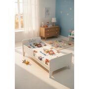 Cearsaf cu elastic din bumbac Amoras pentru patut/saltea de 170 x 90 cm - MDC17090A